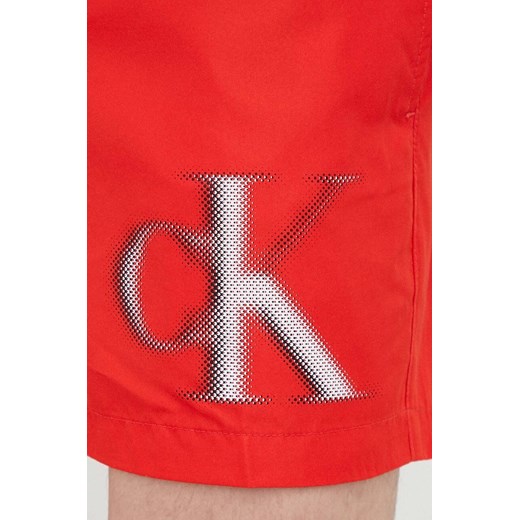 Calvin Klein szorty kąpielowe kolor czerwony Calvin Klein L ANSWEAR.com