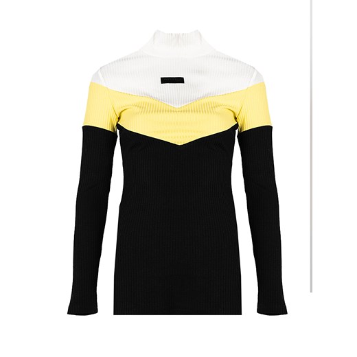 Richmond Sport Sweter | UWA22081LU | Czarny, Biały, Żółty John Richmond L okazyjna cena ubierzsie.com