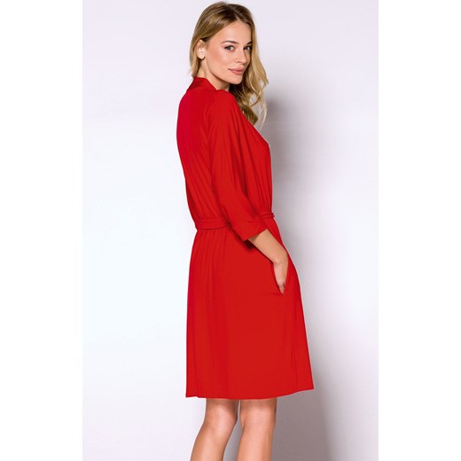 Bianca szlafrok, Kolor czerwony, Rozmiar S, Babella ze sklepu Intymna w kategorii Szlafroki damskie - zdjęcie 149479958