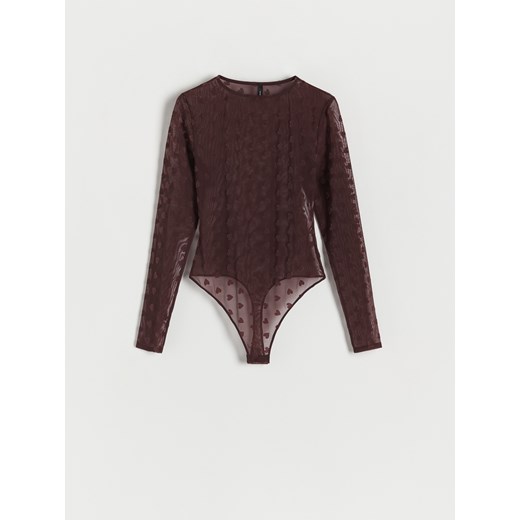 Reserved - Body w serca - Bordowy Reserved XS Reserved