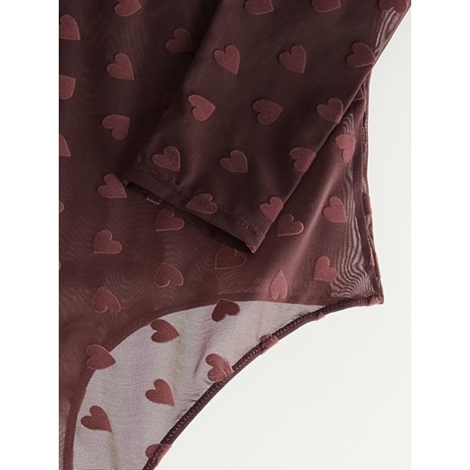 Reserved - Body w serca - Bordowy Reserved XL Reserved