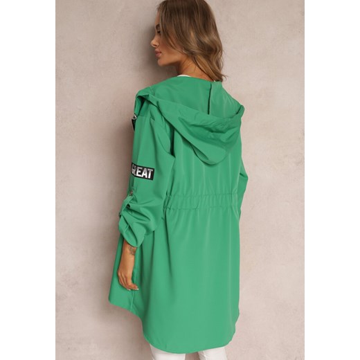 Zielona Kurtka Wiatrówka Oversize Palishe ze sklepu Renee odzież w kategorii Kurtki damskie - zdjęcie 149513017