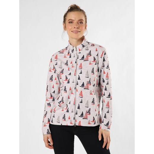 Franco Callegari Damska bluza rozpinana Kobiety jasny szary wzorzysty ze sklepu vangraaf w kategorii Bluzy damskie - zdjęcie 149521645