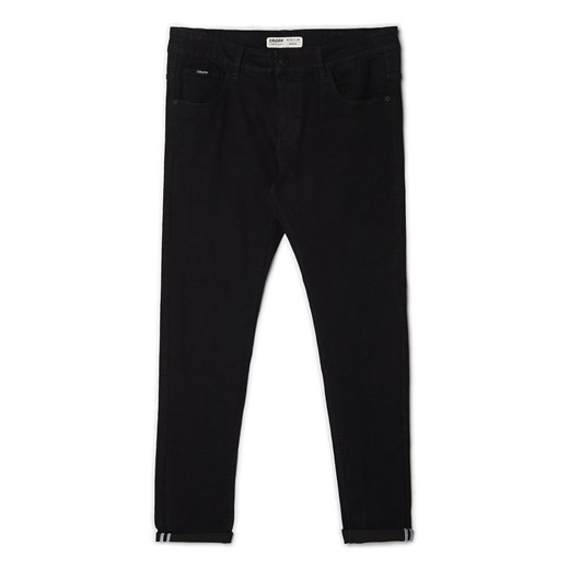 Cropp - Czarne jeansy skinny - czarny ze sklepu Cropp w kategorii Jeansy męskie - zdjęcie 149523056