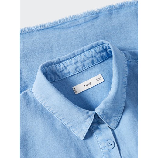 Mango Koszula Nala 37061282 Niebieski Oversize Mango S okazja MODIVO
