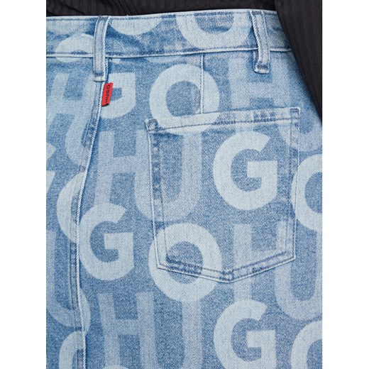 Hugo Spódnica jeansowa Garla 50475914 Niebieski Regular Fit S MODIVO