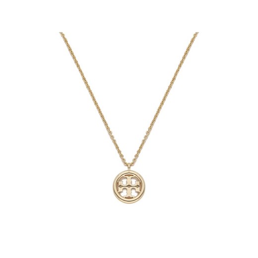 Tory Burch Naszyjnik Miller Pendant Necklace 137185 Złoty Tory Burch uniwersalny okazyjna cena MODIVO