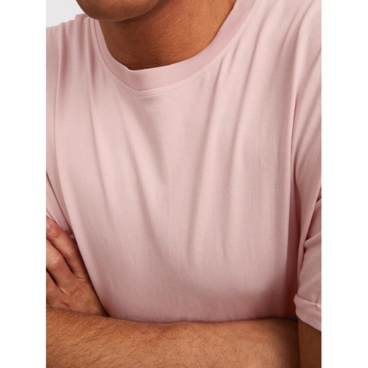 Jack&Jones PREMIUM T-Shirt Logo 12183777 Różowy Regular Fit Jack&jones Premium S MODIVO