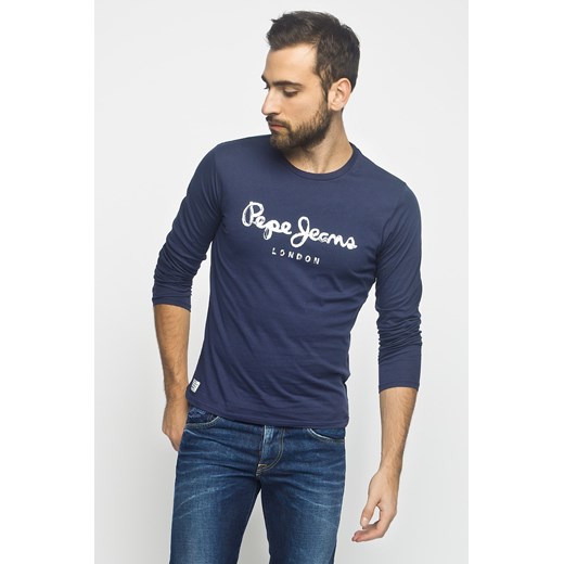 Tshirt - Pepe Jeans answear-com granatowy bawełniane