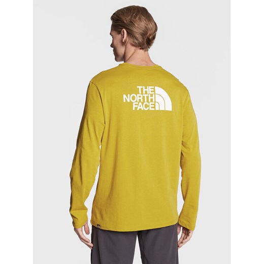 The North Face Longsleeve Easy NF0A2TX1 Żółty Regular Fit The North Face M wyprzedaż MODIVO