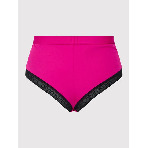 Calvin Klein Swimwear Dół od bikini KW0KW01854 Różowy XXL wyprzedaż MODIVO