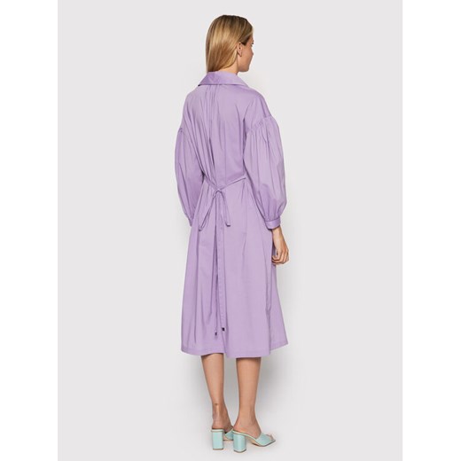 Liviana Conti Sukienka codzienna L2SK22 Fioletowy Regular Fit Liviana Conti 38 okazja MODIVO