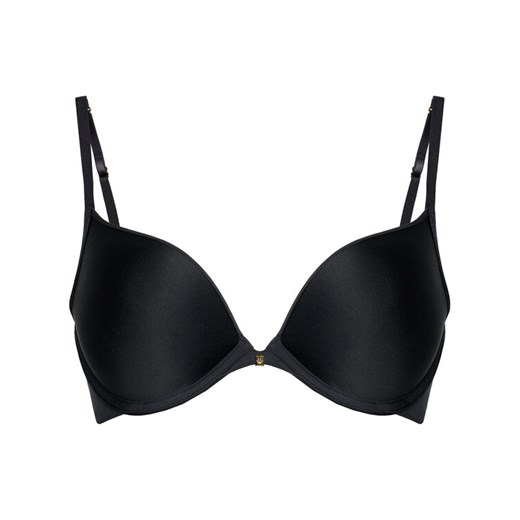 Triumph Biustonosz push-up Body Make-Up Essential 10161797 Czarny Triumph 80A wyprzedaż MODIVO