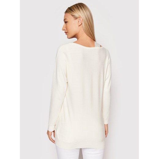 Guess Sweter W2GR20 Z2NQ0 Beżowy Relaxed Fit Guess XS MODIVO wyprzedaż
