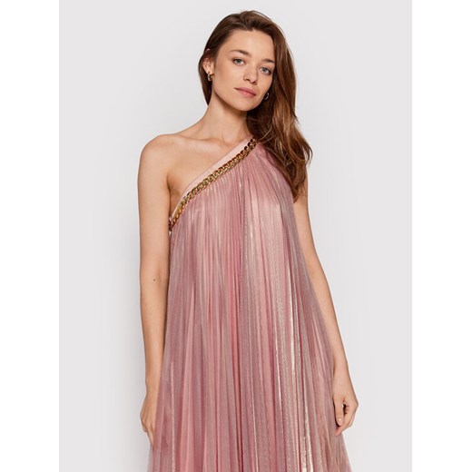 Babylon Sukienka koktajlowa P_S00844 Różowy Relaxed Fit XL okazyjna cena MODIVO