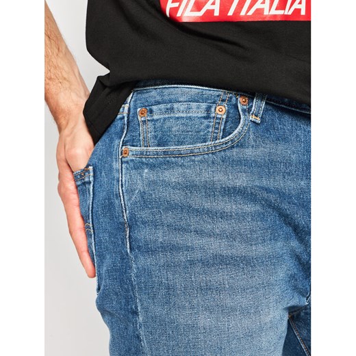 Levi's® Szorty jeansowe 501® 36512-0086 Granatowy Regular Fit 32 promocyjna cena MODIVO