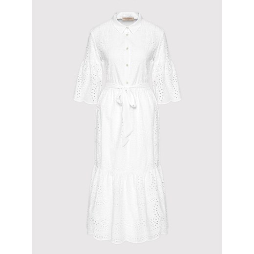 Rinascimento Sukienka letnia CFC0104521003 Biały Regular Fit Rinascimento L wyprzedaż MODIVO