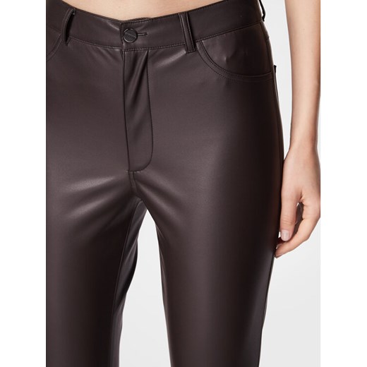Marciano Guess Spodnie z imitacji skóry Nova 1BGB01 9645Z Brązowy Skinny Fit Marciano Guess 42 promocyjna cena MODIVO