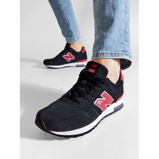 New Balance Sneakersy ML565NTW Granatowy New Balance 40 promocyjna cena MODIVO