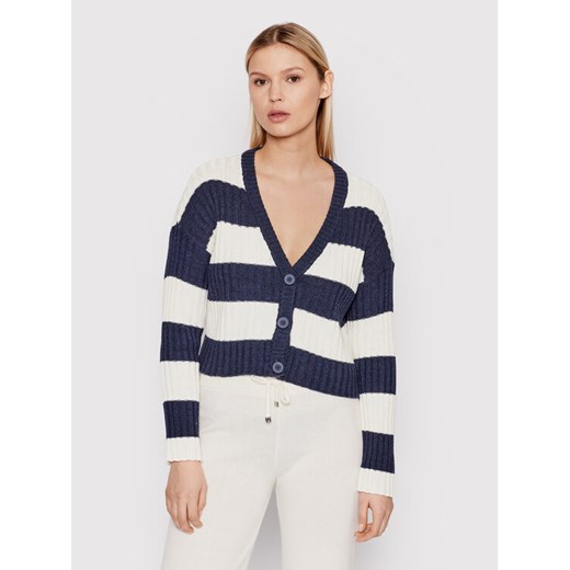 American Eagle Kardigan 034-1340-9567 Granatowy Relaxed Fit American Eagle XS promocyjna cena MODIVO