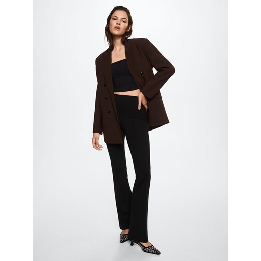 Mango Spodnie materiałowe Delfin 37093841 Czarny Slim Fit Mango XXS MODIVO wyprzedaż