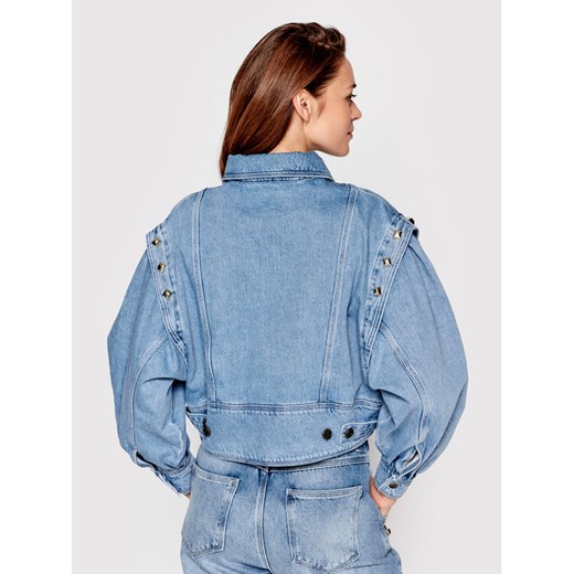 TWINSET Kurtka jeansowa 221TP2100 Niebieski Regular Fit Twinset 44 okazyjna cena MODIVO