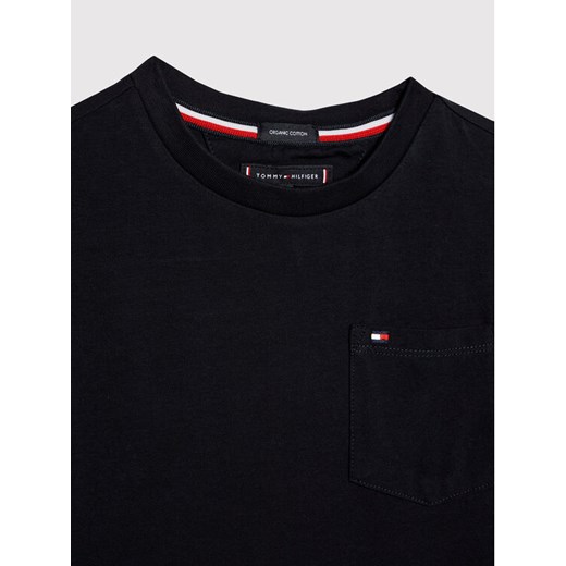 Tommy Hilfiger T-Shirt Essential Pocket KB0KB07081 D Granatowy Regular Fit Tommy Hilfiger 8Y okazja MODIVO