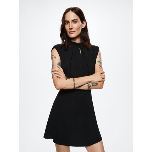 Mango Sukienka codzienna Delfina 37075928 Czarny Regular Fit Mango XL promocja MODIVO