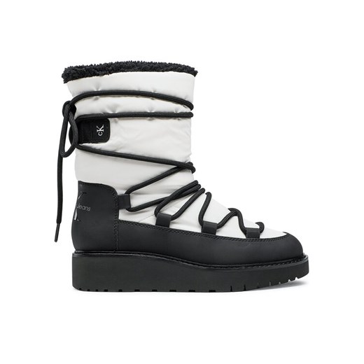 Calvin Klein Jeans Śniegowce Plus Snow Boot YW0YW00731 Biały 40 promocja MODIVO