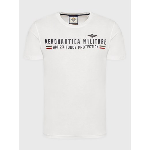 Aeronautica Militare T Shirt 222TS1942J538 Bia y Regular Fit MODIVO