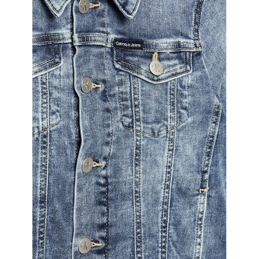 Calvin Klein Jeans Kurtka jeansowa IG0IG01440 Niebieski Regular Fit 12Y okazja MODIVO