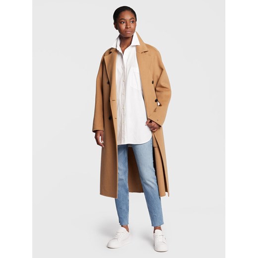 Tommy Hilfiger Koszula Monogram WW0WW35724 Biały Oversize Tommy Hilfiger 34 promocyjna cena MODIVO