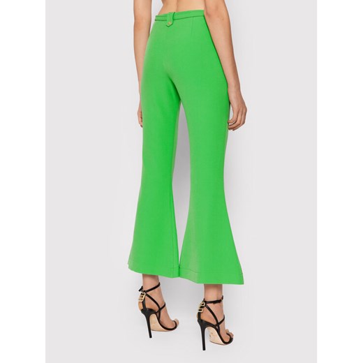Versace Jeans Couture Spodnie materiałowe Flared 71HAA111 Zielony Regular Fit 38 MODIVO okazyjna cena