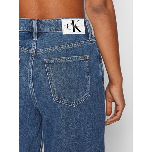 Calvin Klein Jeans Szorty jeansowe J20J218810 Niebieski Relaxed Fit 25 MODIVO promocja