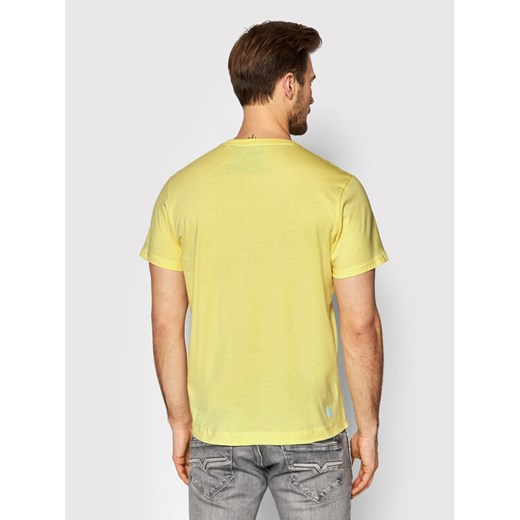 Pepe Jeans T-Shirt Aegir PM508227 Żółty Regular Fit Pepe Jeans S wyprzedaż MODIVO