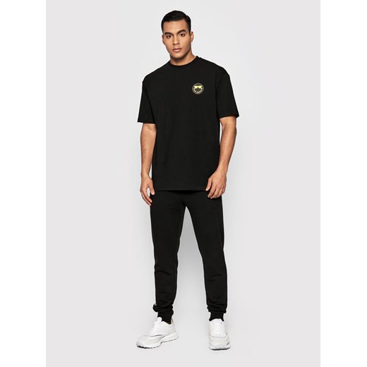 KARL LAGERFELD T-Shirt SMILEY WORLD 755440 Czarny Regular Fit Karl Lagerfeld S promocyjna cena MODIVO