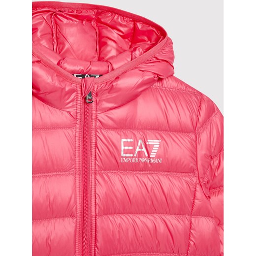 EA7 Emporio Armani Kurtka puchowa 8NBB34 BN29Z 1410 Różowy Regular Fit 14Y wyprzedaż MODIVO