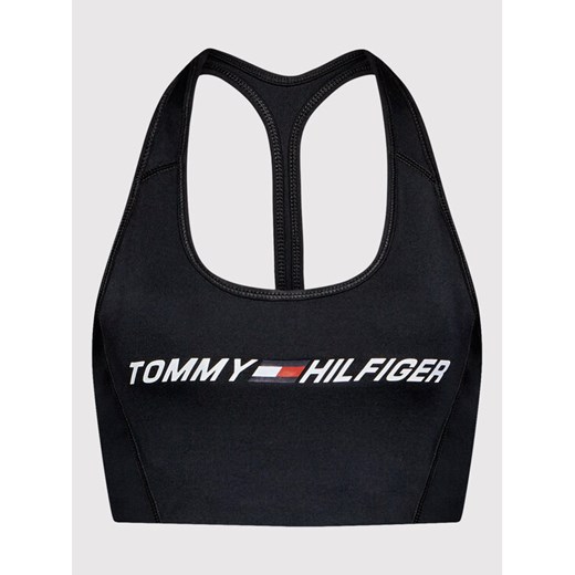 Tommy Hilfiger Biustonosz sportowy Intensity Graphic S10S100973 Granatowy Tommy Hilfiger XL okazja MODIVO