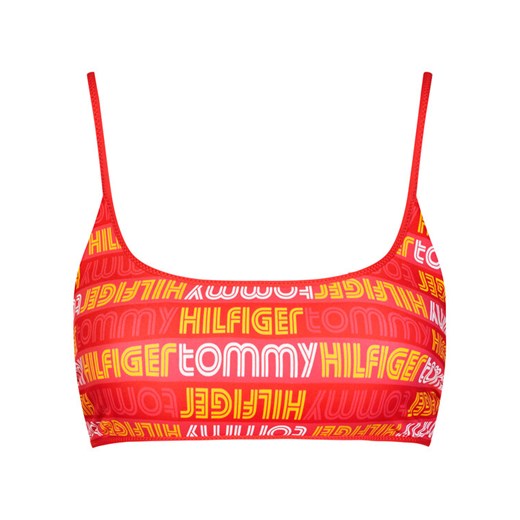 Tommy Hilfiger Góra od bikini UW0UW02138 Czerwony Tommy Hilfiger XS okazja MODIVO