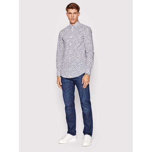 Boss Jeansy Maine 50474075 Granatowy Regular Fit 32_32 wyprzedaż MODIVO