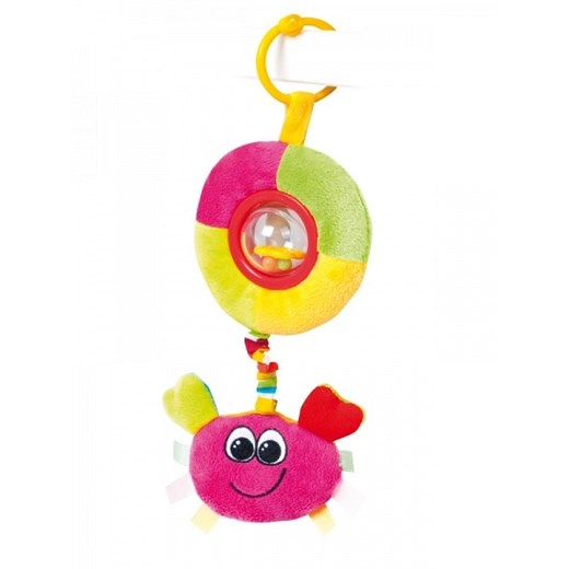 Pluszowa zabawka z grzechotką i piszczałką „Kolorowy ocean” maluszeksklep-pl rozowy dziecięce