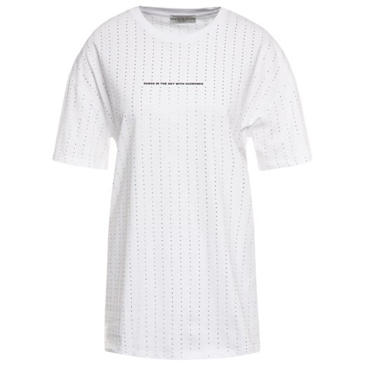 Guess T-Shirt W01I92 K7DN0 Biały Regular Fit Guess S promocja MODIVO