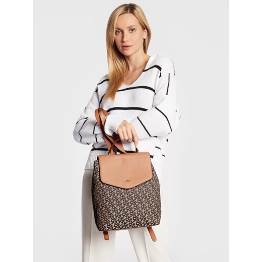 DKNY Plecak Frankie Backpack R22KFS57 Brązowy uniwersalny okazyjna cena MODIVO