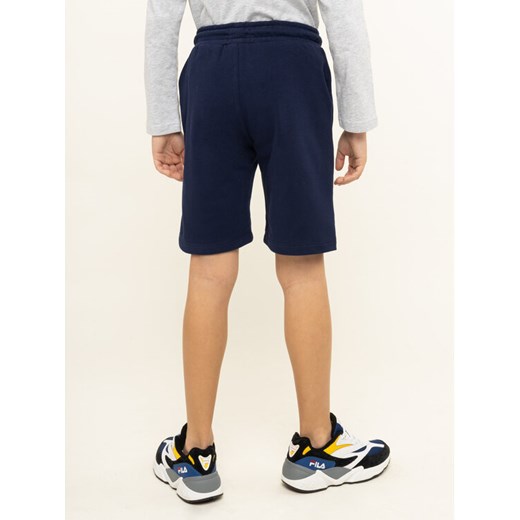 Timberland Szorty materiałowe T24P04 Granatowy Regular Fit Timberland 8Y okazja MODIVO