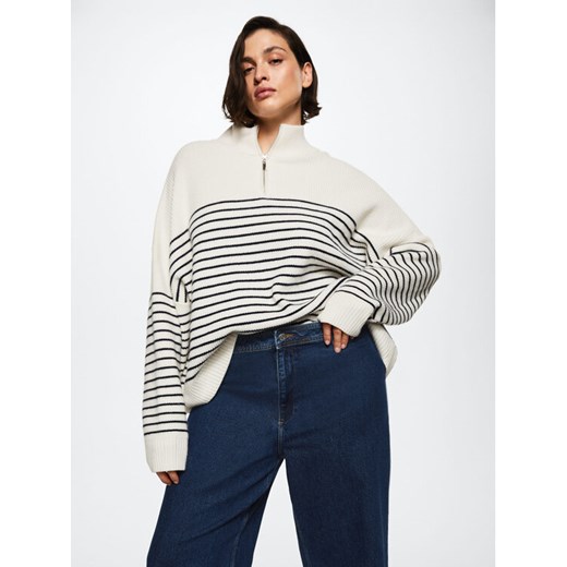 Mango Jeansy Catherin 37024385 Granatowy Regular Fit Mango 36 okazyjna cena MODIVO