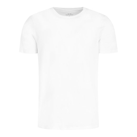 Armani Exchange T-Shirt 8NZT74 ZJA5Z 1100 Biały Slim Fit Armani Exchange XL wyprzedaż MODIVO