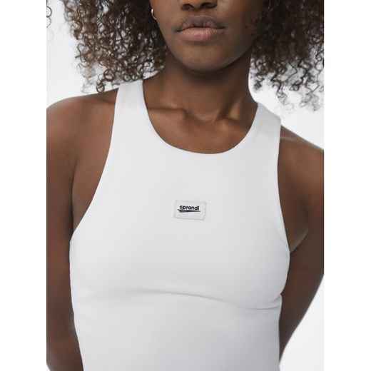 Sprandi Top SP22-TPD101 Biały Slim Fit Sprandi L promocja MODIVO
