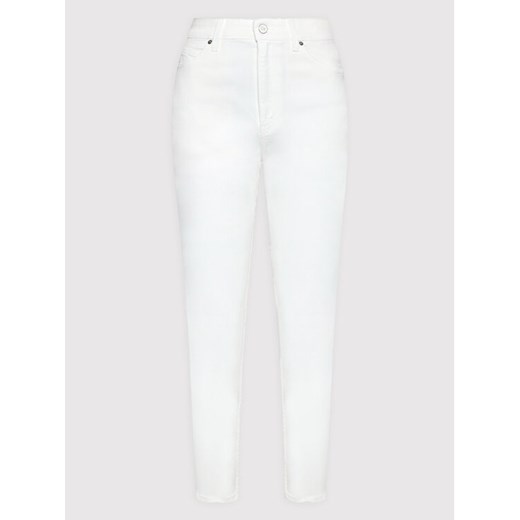 Calvin Klein Jeansy Shine K20K203570 Biały Mom Fit Calvin Klein 30 okazja MODIVO