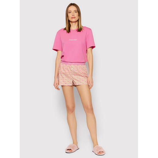 Calvin Klein Underwear T-Shirt 000QS6756E Różowy Regular Fit Calvin Klein Underwear S okazyjna cena MODIVO