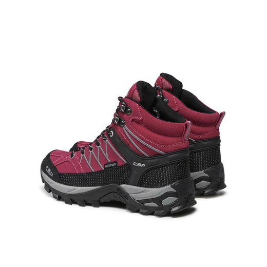 CMP Trekkingi Rigel Mid Wmn Trekking Shoe Wp 3Q12946 Bordowy 37 okazja MODIVO